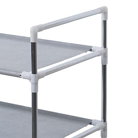 BRAND NEW LAUNCH - 6-Layer Portable Storage Rack with Handle - Grey