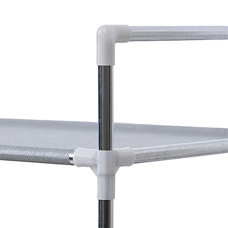 BRAND NEW LAUNCH - 6-Layer Portable Storage Rack with Handle - Grey