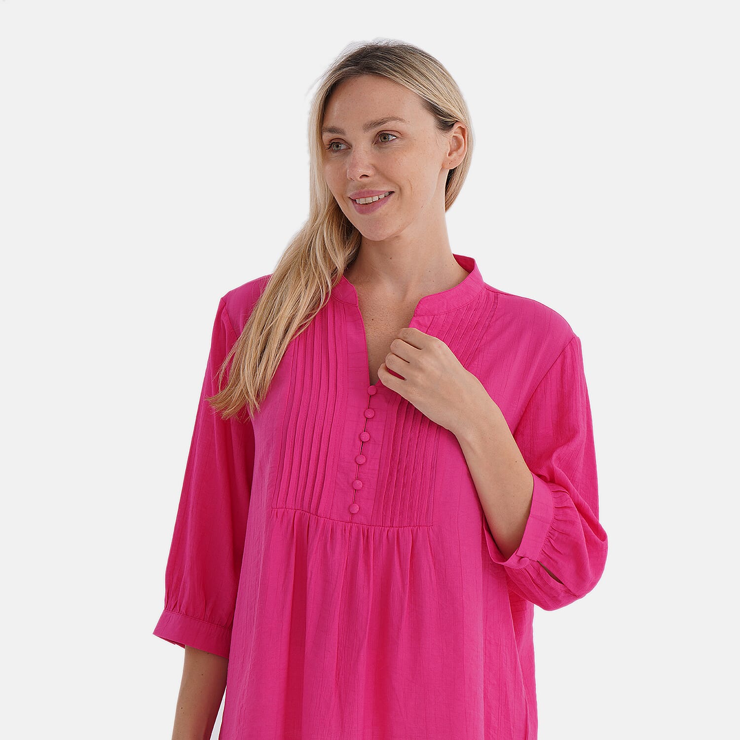 La Marey Nylon Patterned Blouse 