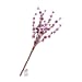 Set of 2- Decorative Floral String LED Lights Powered by 3xAA Battery (Excluded) 90cm - Purple