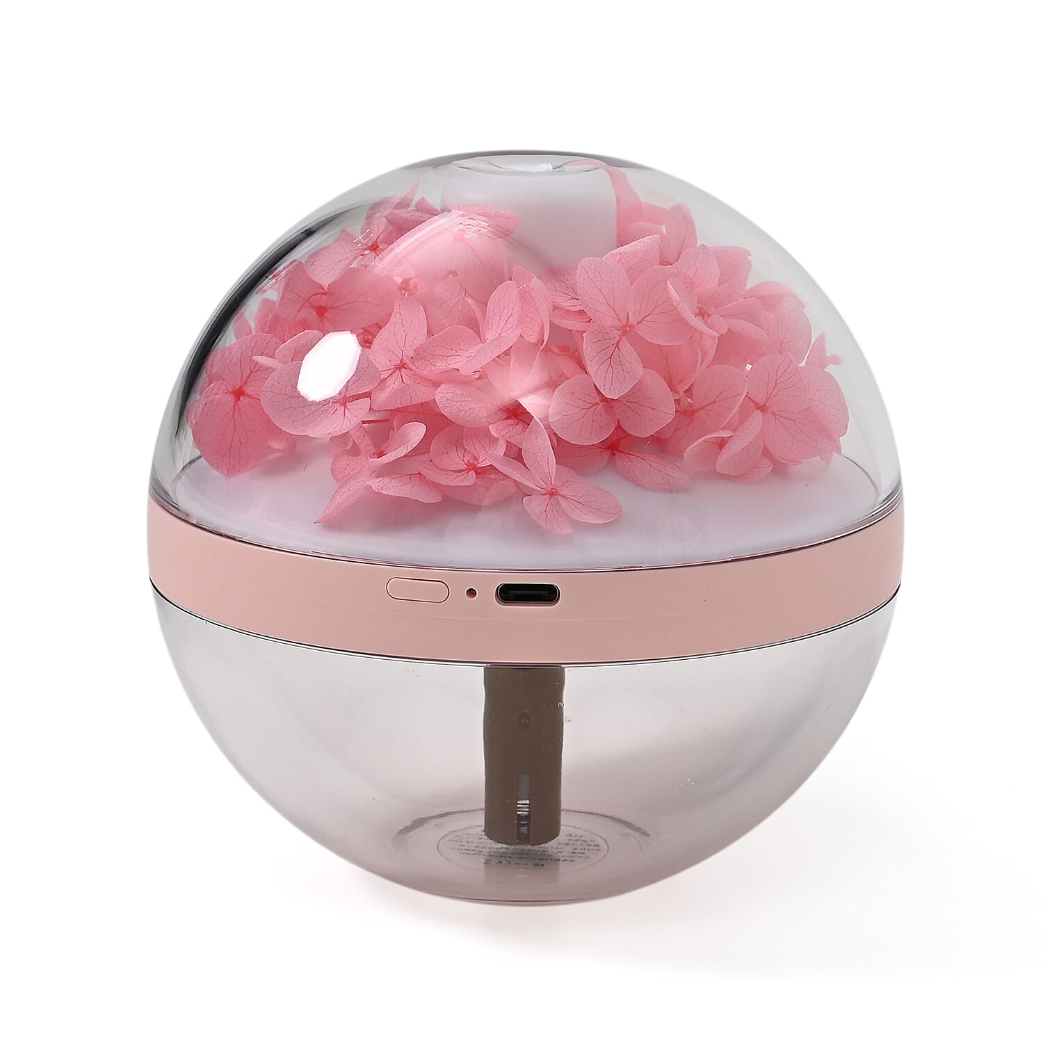 Preserved Flower Humidifier With 2 Mist Modes and Optional Warm Light Feature with 10 Essential Oils