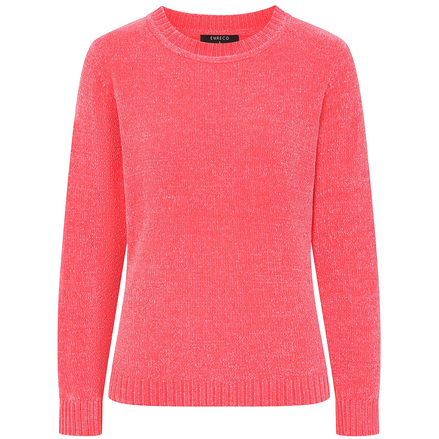 Emreco Plain Round Neck Chenille Jumper