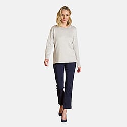 Emreco Plain Round Neck Chenille Jumper