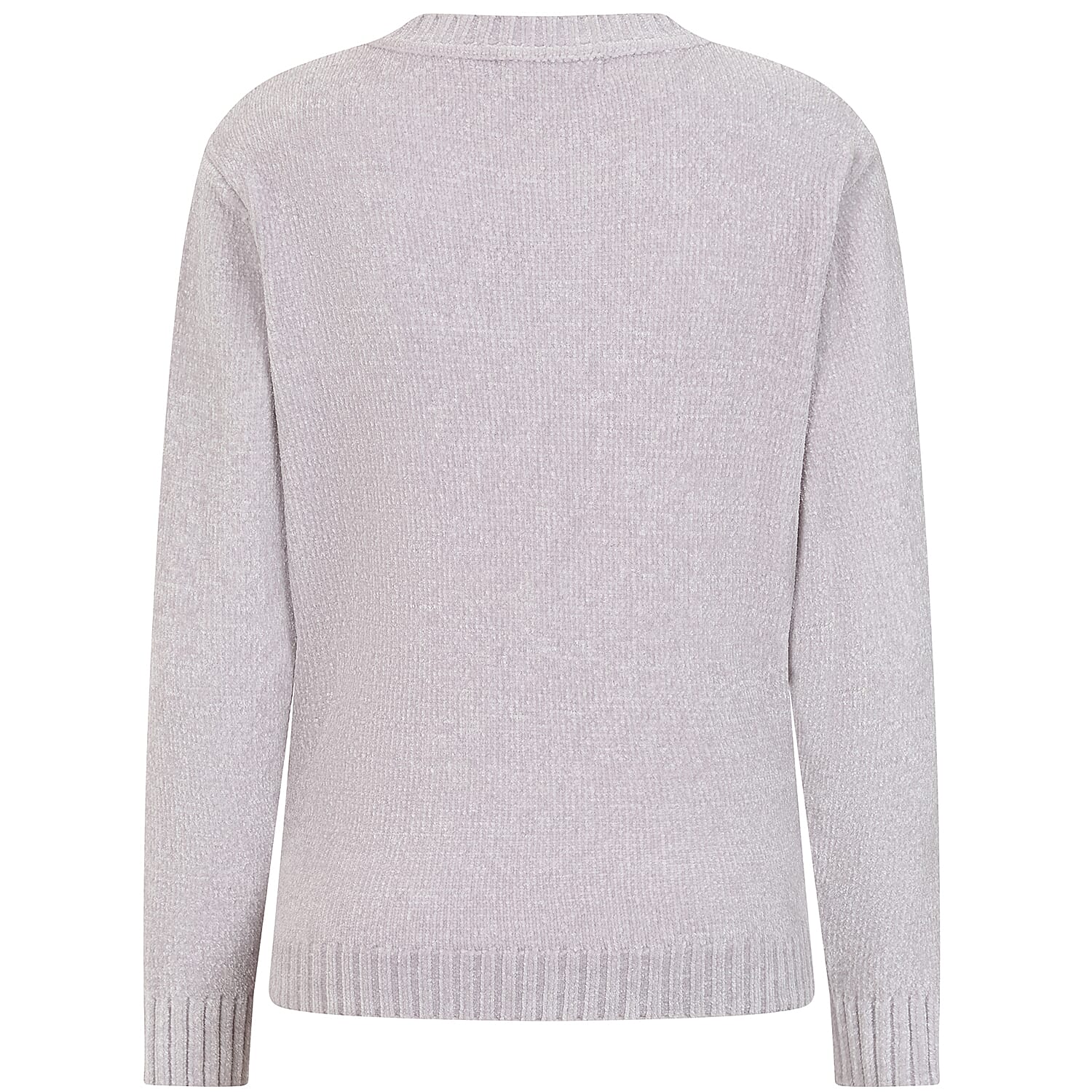 Emreco Plain Round Neck Chenille Jumper
