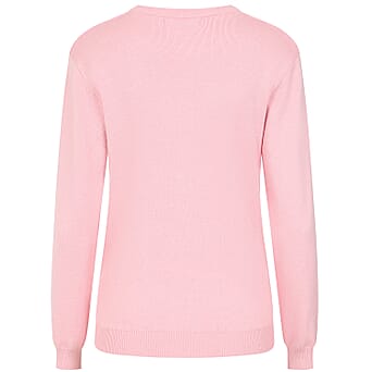 https://tjcuk.sirv.com/Products/81/0/8107500/Emreco-Womens-Knitted-Bubble-Textured-Round-Neck-Jumper-Size-M-Pink_8107500_2.jpg?w=342&h=342