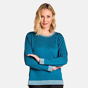 https://tjcuk.sirv.com/Products/81/0/8107612/Emreco-Sparkle-Neckline-Jumper-Size-S-Teal_8107612_2.jpg?w=342&h=342