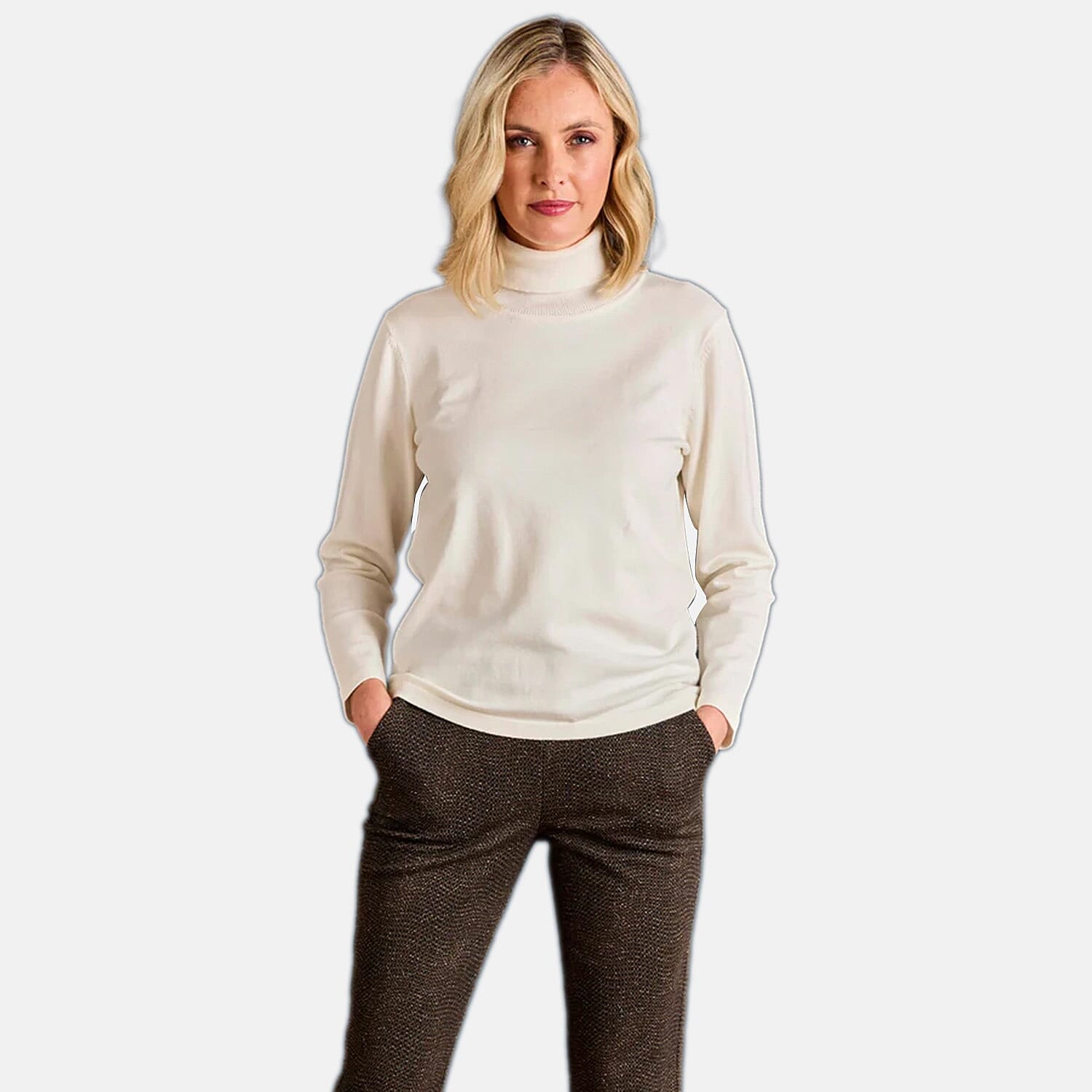 Basic Roll Neck Jumper 