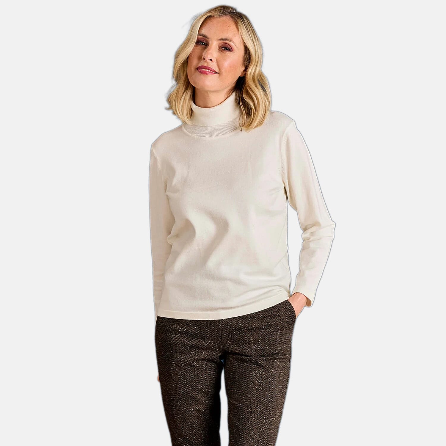 Basic Roll Neck Jumper 