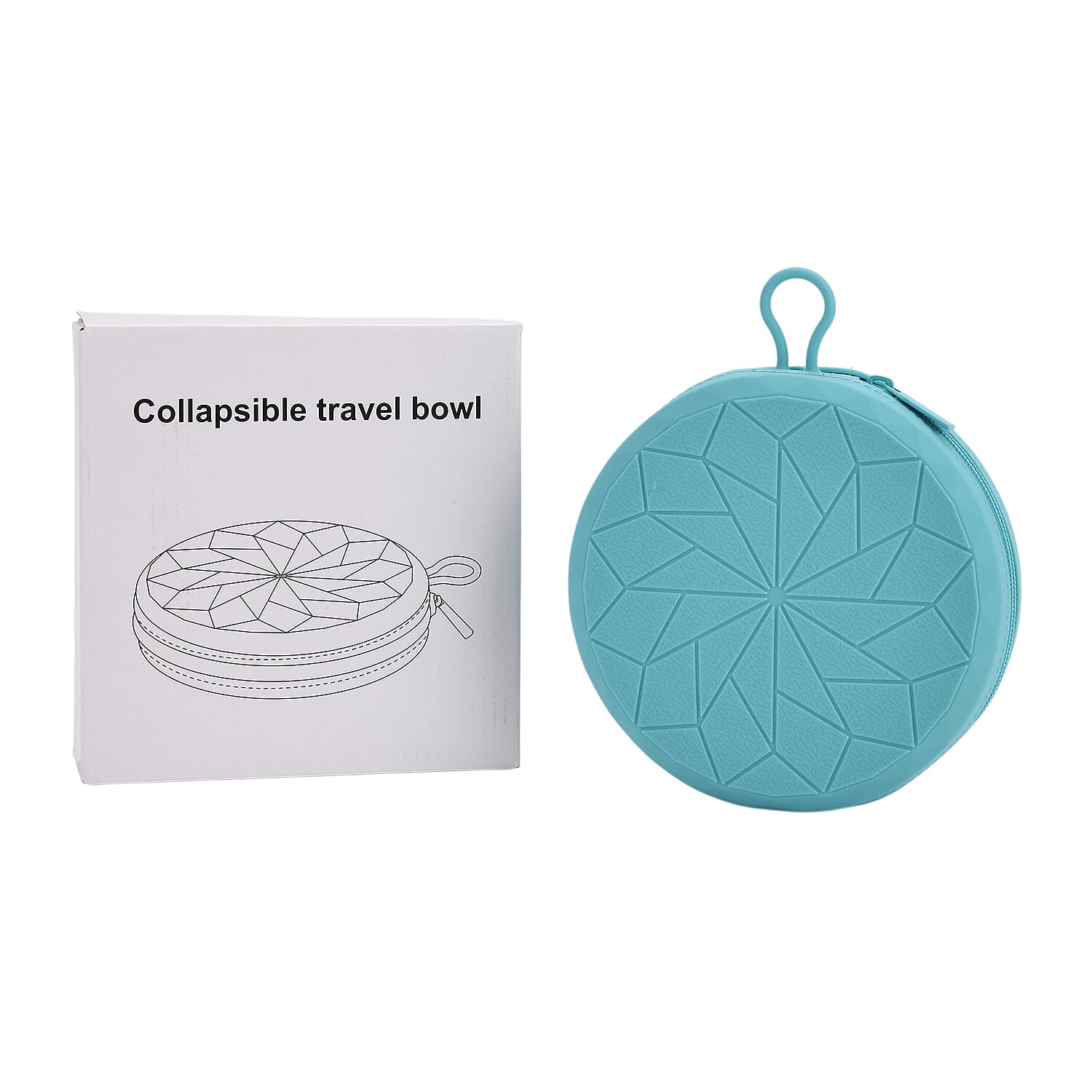 Collapsible Portable Travel Bowl - Turquoise