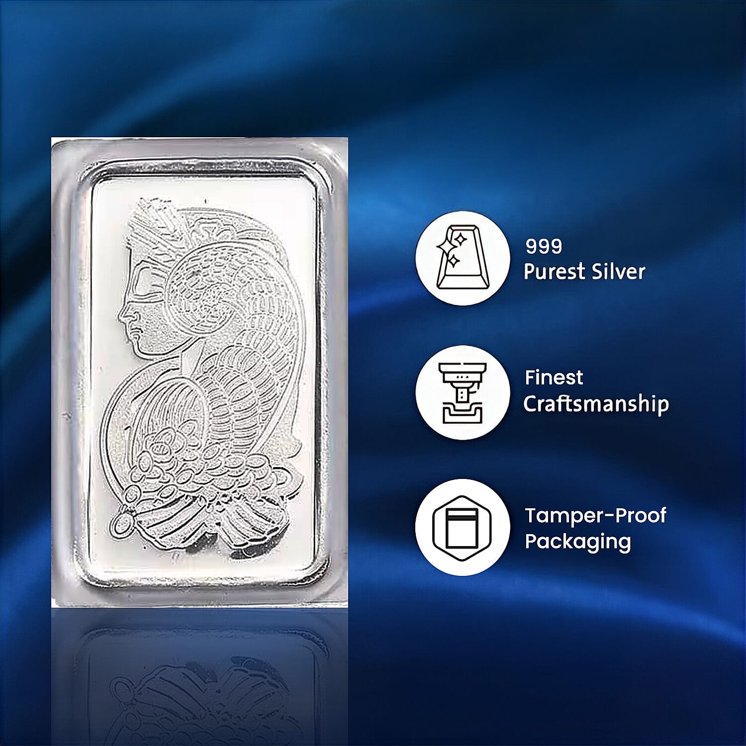 Pure 999 Silver Bar, Silver Wt.5.00 Gms.