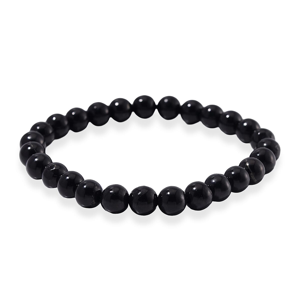 Natural Shungite Stretchable Bracelet 130.00 Ct. Natural Shungite Stretchable Bracelet 130.00 Ct.