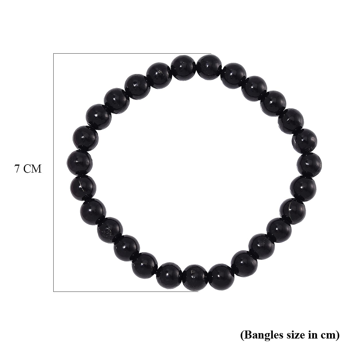 Natural Shungite Stretchable Bracelet 130.00 Ct. Natural Shungite Stretchable Bracelet 130.00 Ct.