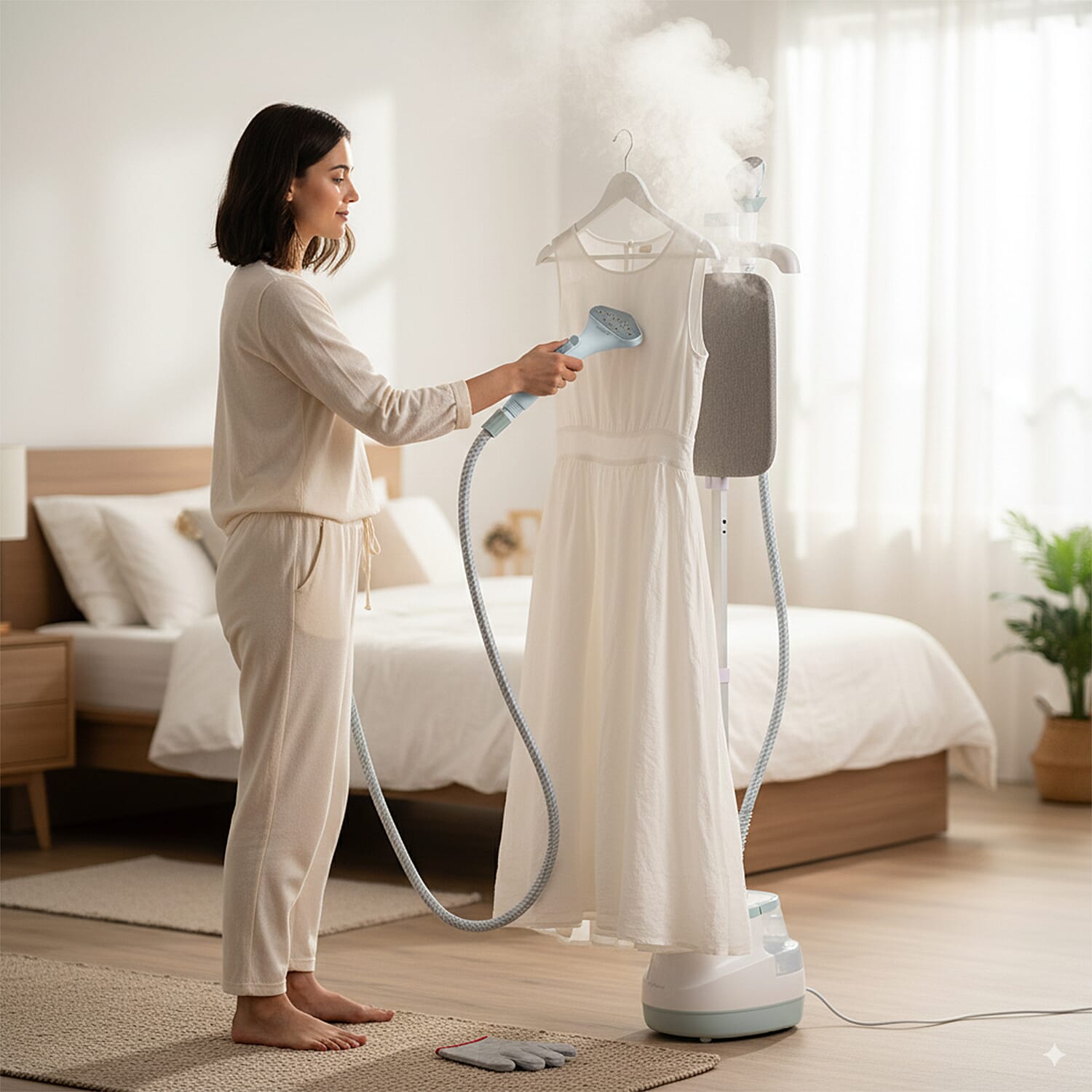 Bliss-and-Beyond-Garment-Steamer-1800W-1-6L-Tank-with-Ironing-Board-Gl