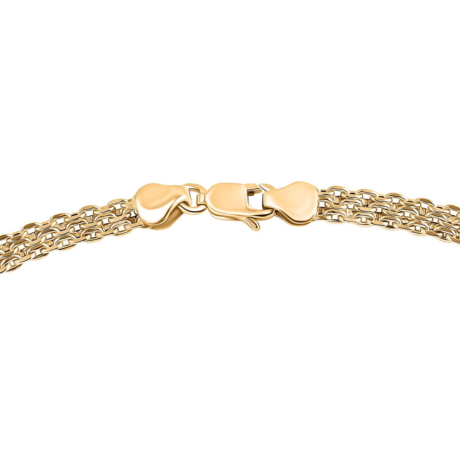 Royal Bali Collection - 9K Yellow Gold Bracelet (Size 7.5) with Lobster Clasp, Gold Wt. 1.65 Gms.