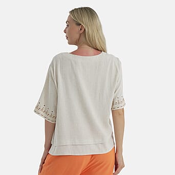 https://tjcuk.sirv.com/Products/81/0/8109616/La-Marey-Embroidery-Top-Size-Large-Beige-Black_8109616_1.jpg?w=342&h=342