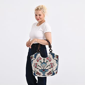 https://tjcuk.sirv.com/Products/81/0/8109661/Multicolor-Flower-Print-Jute-Tote-Bag-Blue_8109661_1.jpg?w=342&h=342