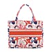 Designer Inspired Nautical Shell and Starfish Printed Tote Bag