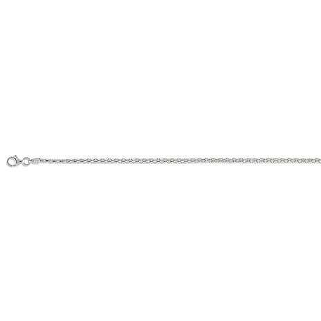 Vicenza Collection - Designer Inspired Popcorn Necklace (Size 18) with Lobster Clasp in Sterling Silver