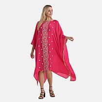 La Marey Elegant Bohemian Style Embroidery Kaftan Dress