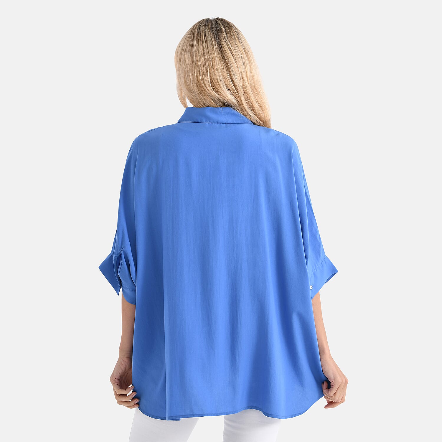 La Marey 100% Viscose Classic Button Down Shirt (One Size - 8-18) - Yellow