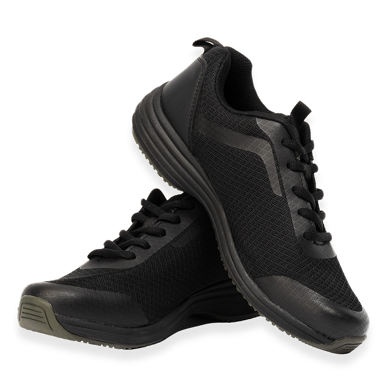 Luginger-Unisex-Trainer-Size-4-Black