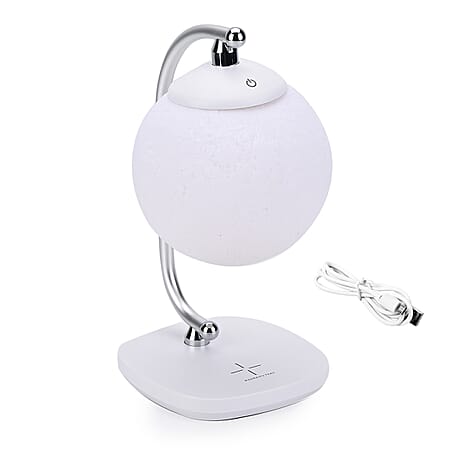 15W Wireless Charging Moon Light - White