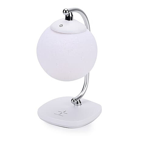 15W Wireless Charging Moon Light - White
