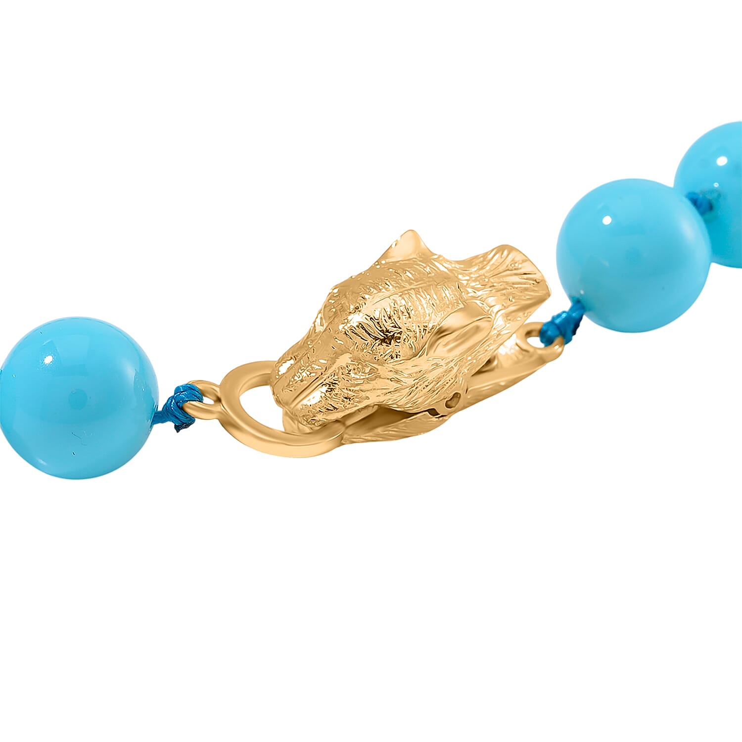 Designer Inspired - Sleeping Beauty Color Shell Pearl Necklace (Size - 20) 380.00 Ct.