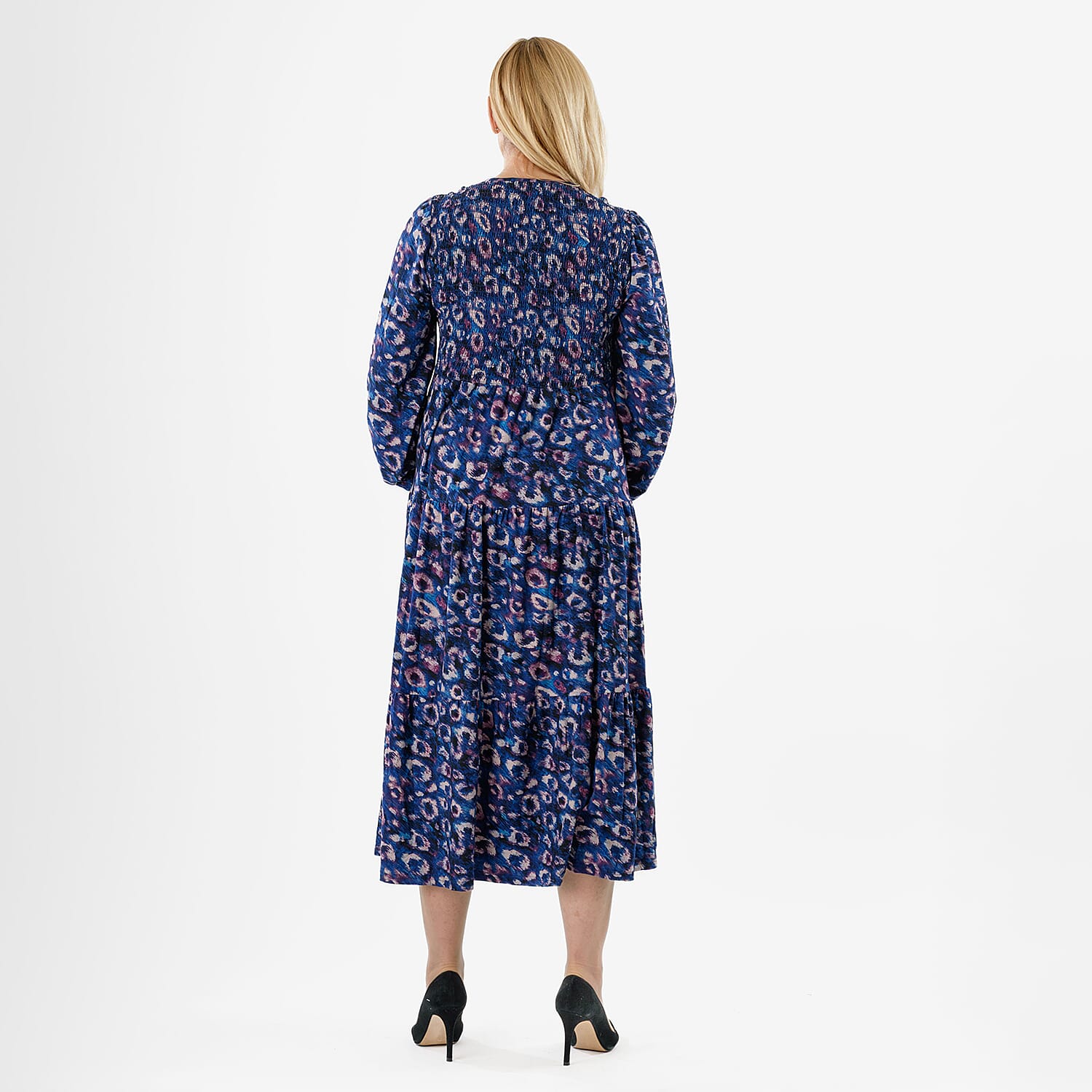 La Marey Soft Touch Knitted Shirred Dress