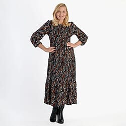 La Marey Soft Touch Knitted Shirred Dress 