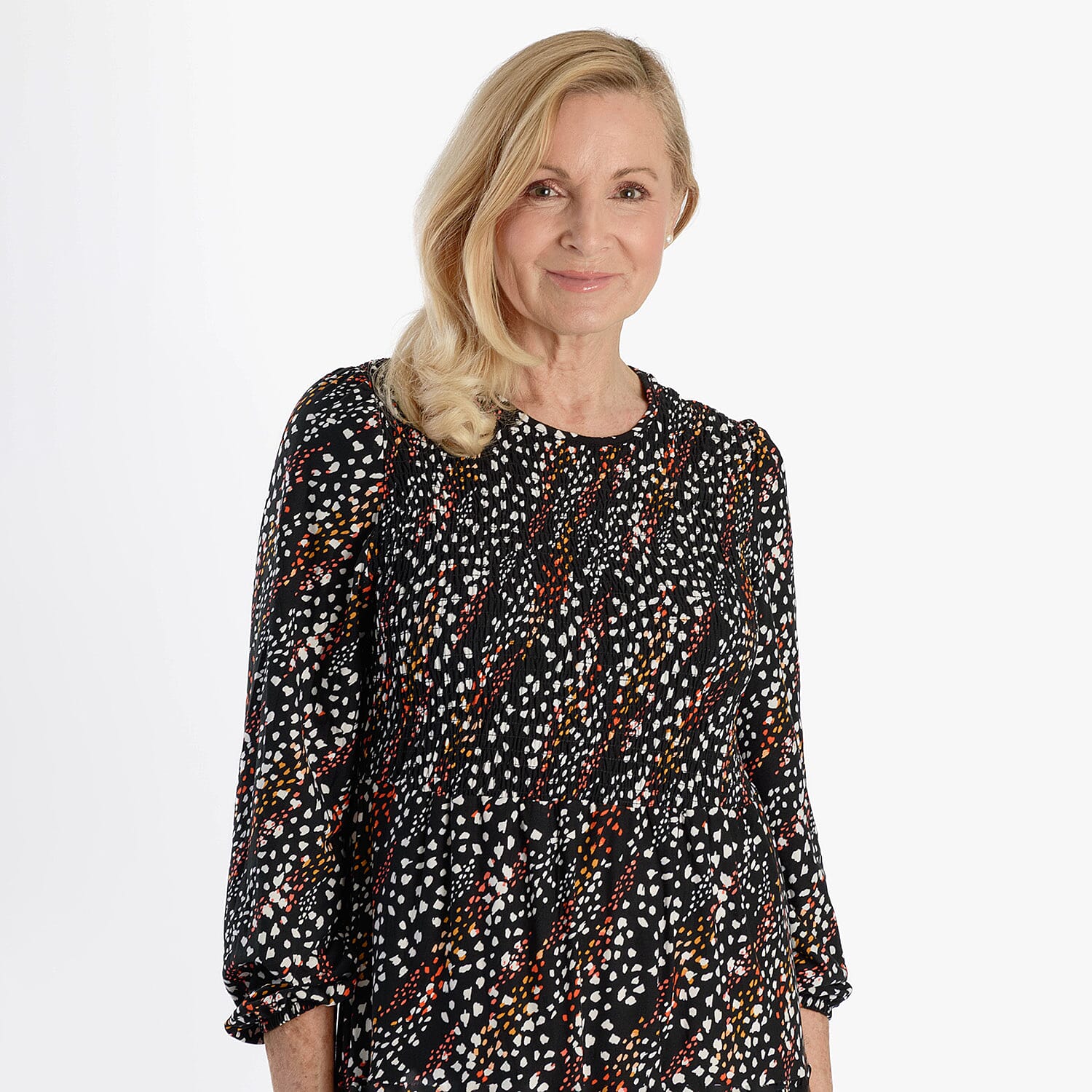 La Marey Soft Touch Knitted Shirred Dress 