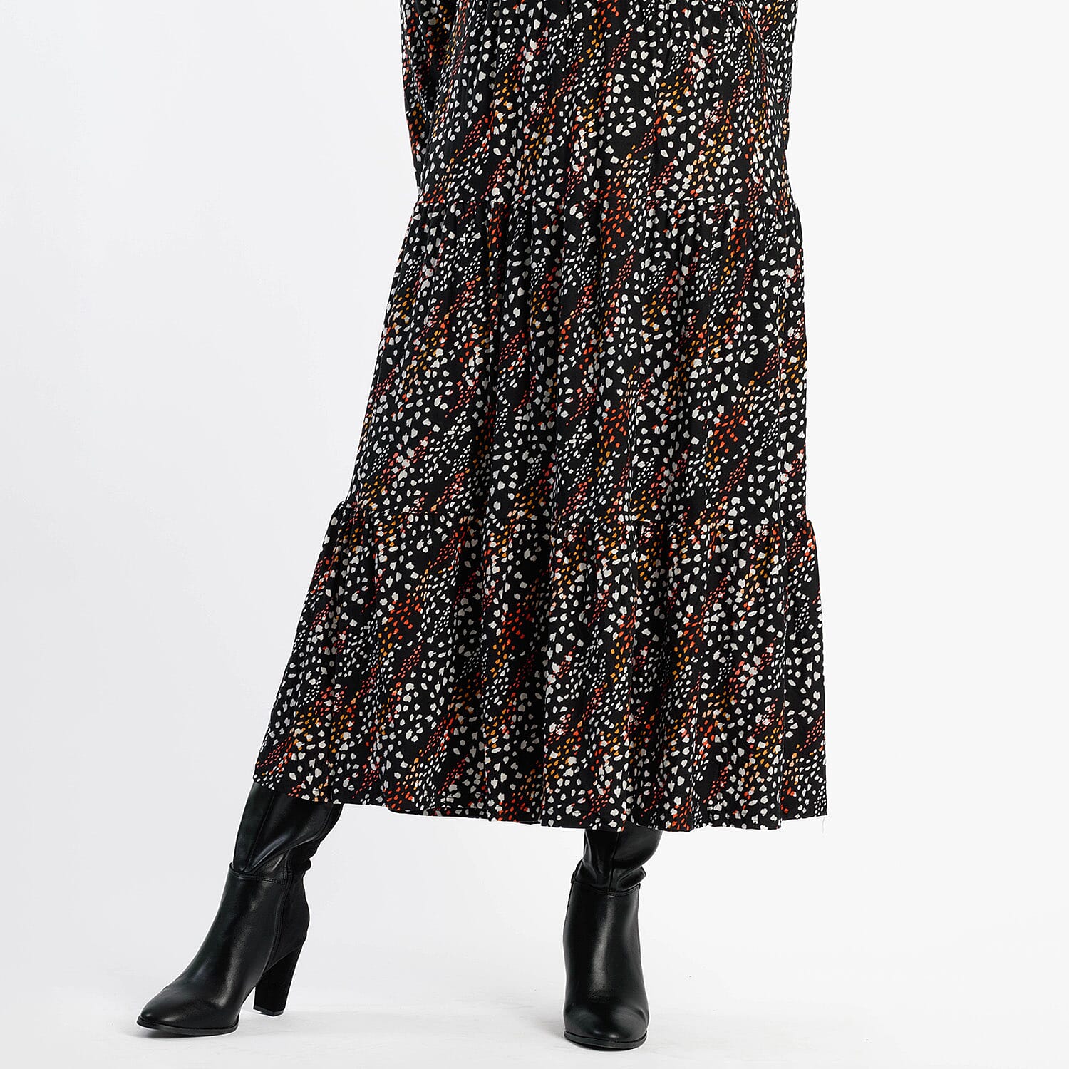 La Marey Soft Touch Knitted Shirred Dress 