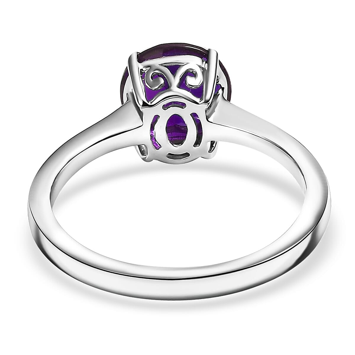 Luxuriant Diamond 10K White Gold AAA Lab Grown Color Change Sapphire Solitaire Ring, Gold Wt.2.87 Gms 2.785 Ct. Luxuriant Diamond 10K White Gold AAA Lab Grown Color Change Sapphire Solitaire Ring, Gold Wt.2.87 Gms 2.785 Ct.