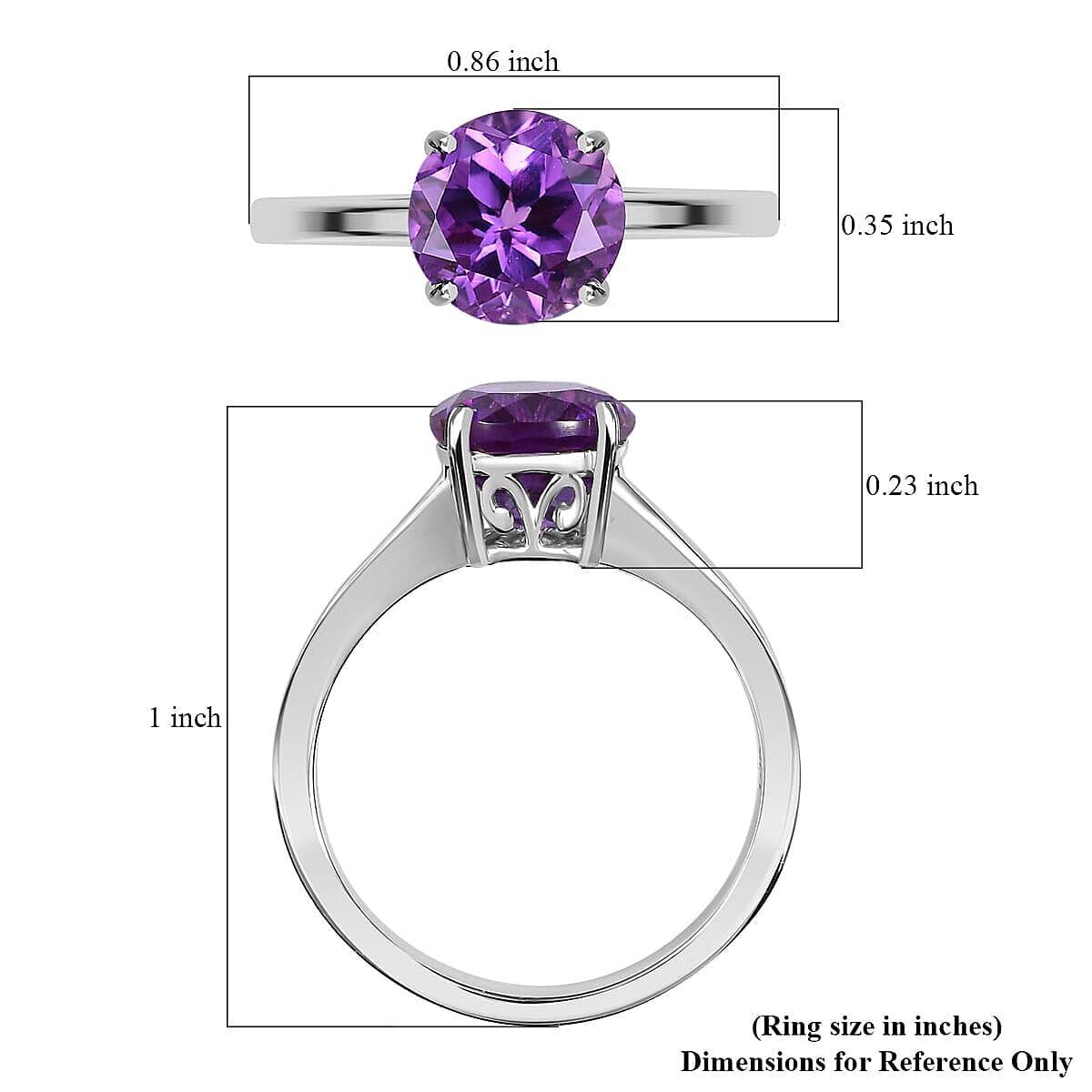 Luxuriant Diamond 10K White Gold AAA Lab Grown Color Change Sapphire Solitaire Ring, Gold Wt.2.87 Gms 2.785 Ct. Luxuriant Diamond 10K White Gold AAA Lab Grown Color Change Sapphire Solitaire Ring, Gold Wt.2.87 Gms 2.785 Ct.
