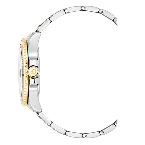 Jacques Du Manoir Swiss Mens Watch in Stainless Steel - Silver Gold