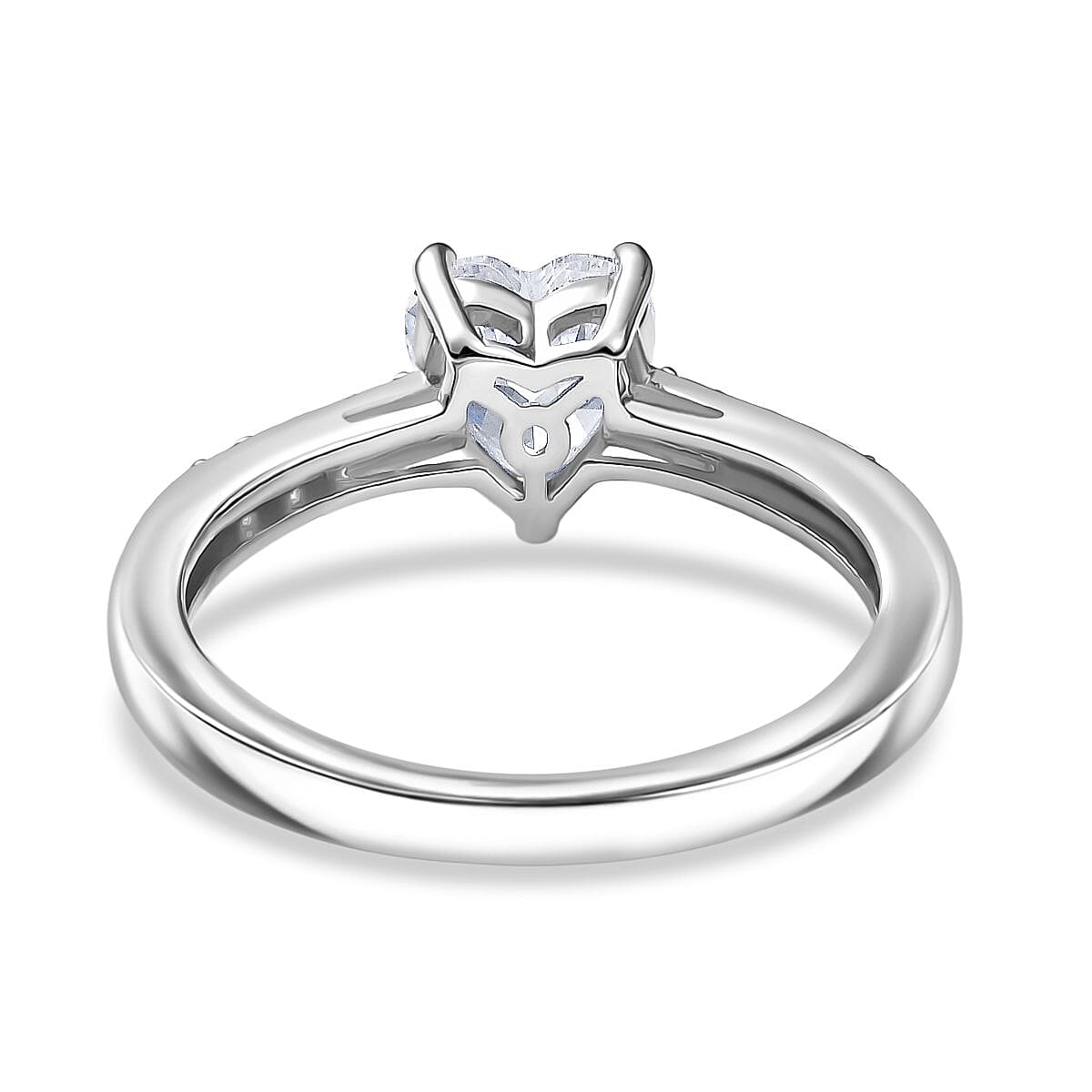 Swarovski Zirconia Solitaire Ring in Rhodium Overlay Sterling Silver 2.51 Ct. Swarovski Zirconia Solitaire Ring in Rhodium Overlay Sterling Silver 2.51 Ct.