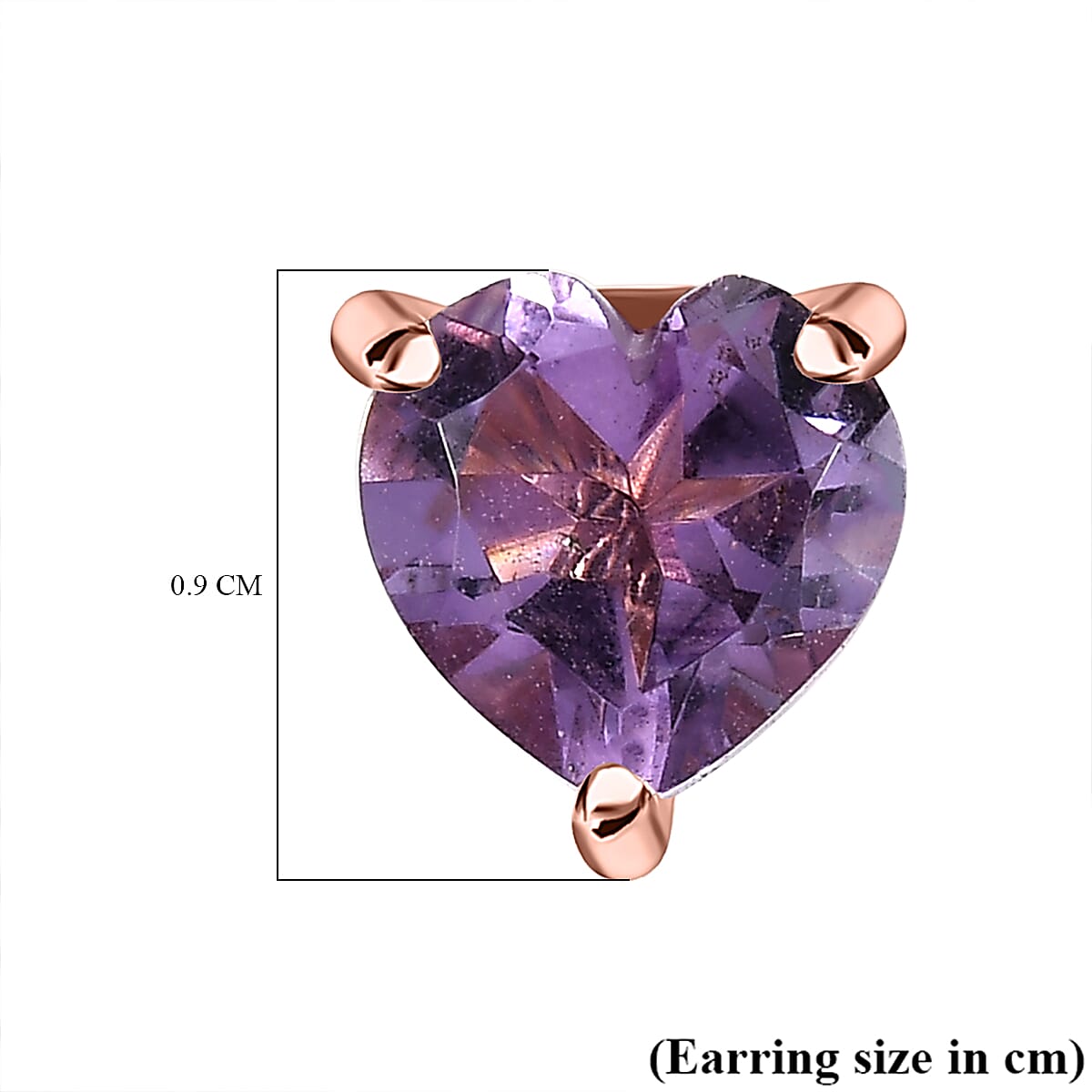 Pink Amethyst Solitaire Stud Push Post Earring with Push Back Sterling Silver 2.20 Ct. Pink Amethyst Solitaire Stud Push Post Earring with Push Back Sterling Silver 2.20 Ct.