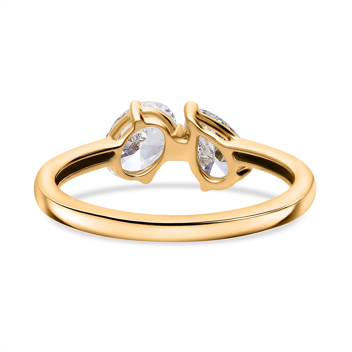 Luxuriant Lab Grown Diamond Ring in Sterling Silver