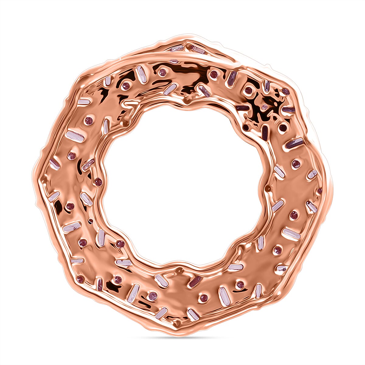 9K Rose Gold SGL Certified Natural Pink Diamond Pendant 0.52 Ct. 9K Rose Gold SGL Certified Natural Pink Diamond Pendant 0.52 Ct.
