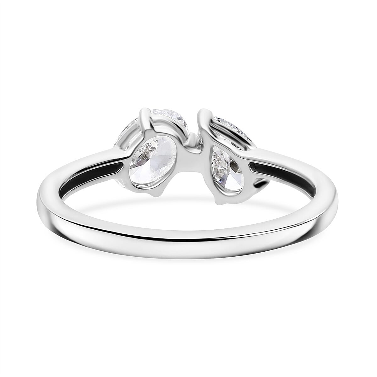 Luxuriant Lab Grown Diamond Ring in Sterling Silver