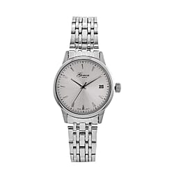 GENOA TIME V2 Miyota GM12 Japan Movt. 3ATM Water Resistant Blue Dial Men's Watch with Silver Colour Stainless Steel Strap