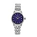 GENOA TIME V2 Miyota GM12 Japan Movt. 3ATM Water Resistant Blue Dial Mens Watch with Silver Colour Stainless Steel Strap