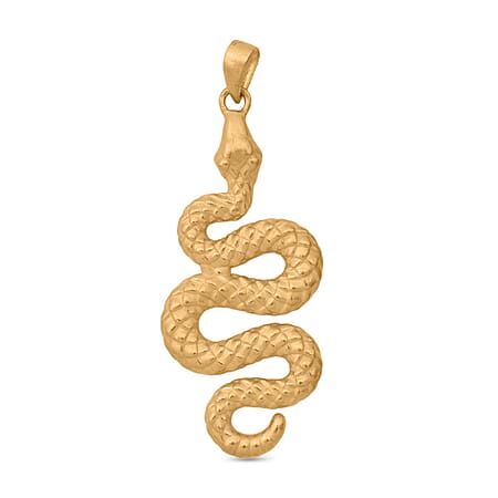 Designer Inspired 24K (99.9 Purity) Yellow Gold Snake Pendant Designer Inspired 24K (99.9 Purity) Yellow Gold Snake Pendant