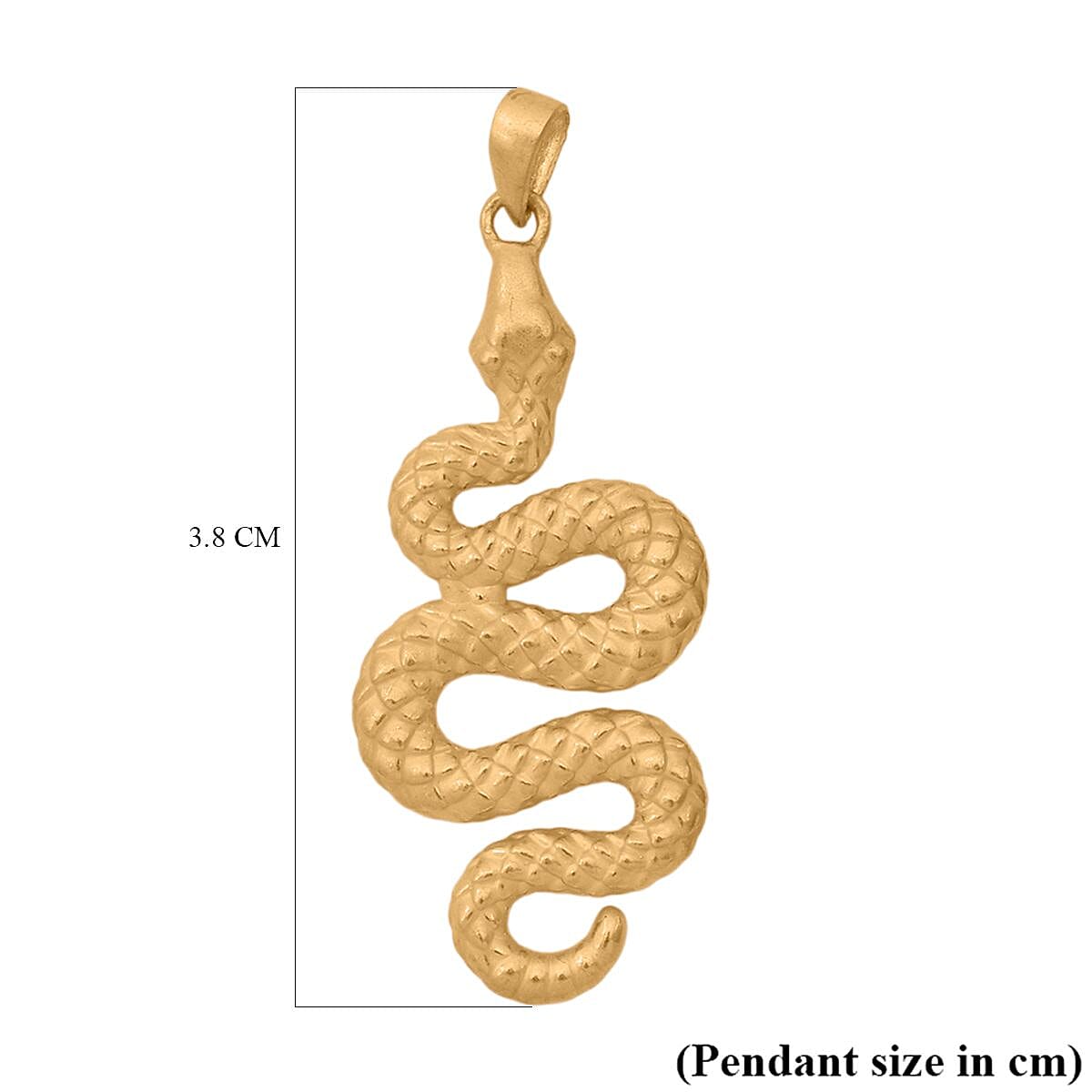 Designer Inspired 24K (99.9 Purity) Yellow Gold Snake Pendant Designer Inspired 24K (99.9 Purity) Yellow Gold Snake Pendant