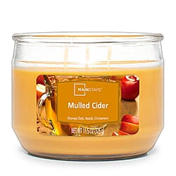 MAINSTAYS Classico 11.5oz Banana Nut Bread Scented Candle Jars - Beige