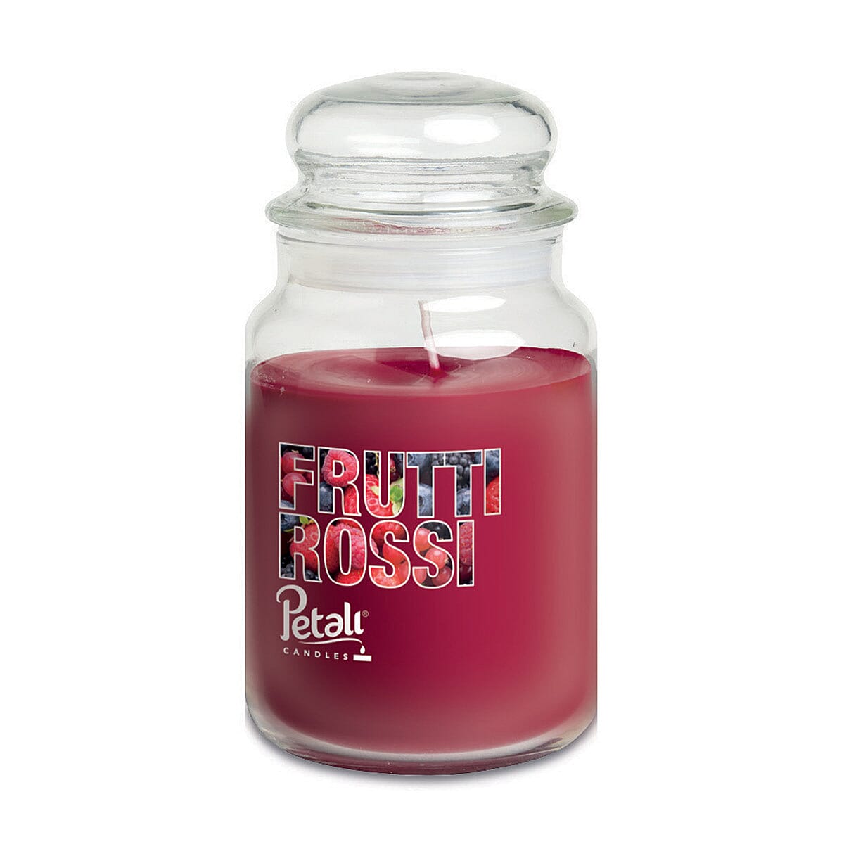 Set of 3 Petali Large Jar Scented Candles - Mixed Berry, Caramel, & Orange & Cinnamon Gift Set