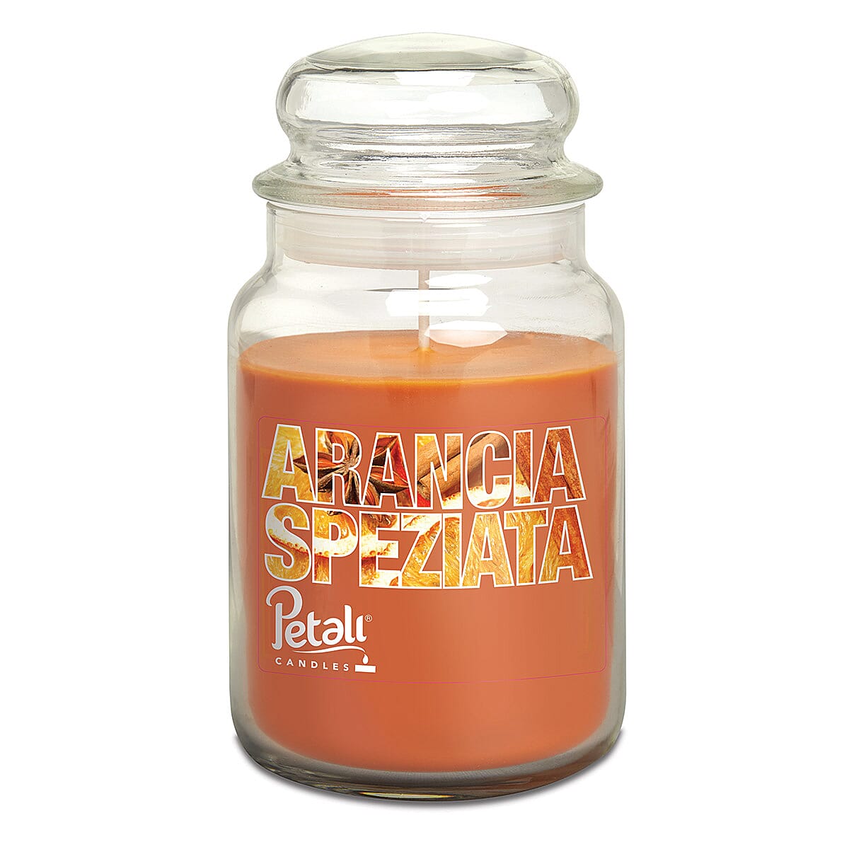 Set of 3 Petali Large Jar Scented Candles - Mixed Berry, Caramel, & Orange & Cinnamon Gift Set