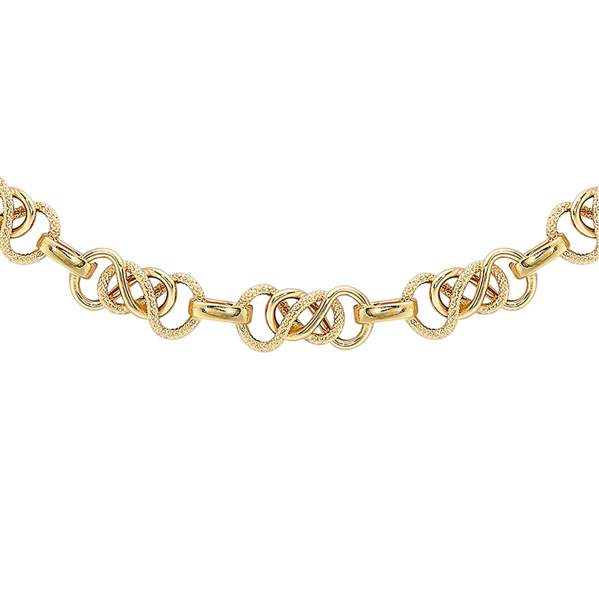 Hatton Garden Closeout Deal - 9K Yellow Gold Celtic Chain (Size - 20) with Lobster Clasp, Gold Wt.9.00 Gms.