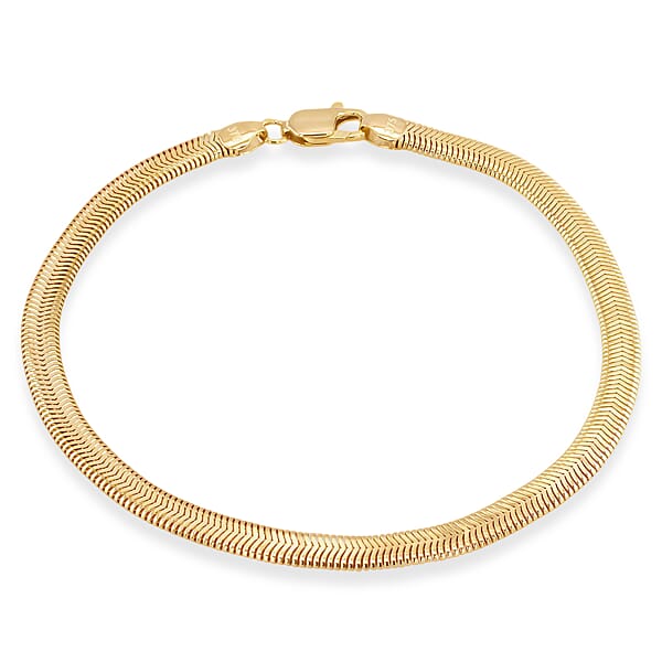 Flat Snake Chain Bracelet