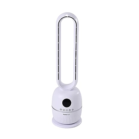 LAST OF STOCK- Homesmart Bladeless Energy Efficient (60W) Tower Fan With Remote Control- 12-Hr Timer, 3 Wind Speeds, 60 Degree Oscillation For Wide Air Distribution & 3 Wind Modes